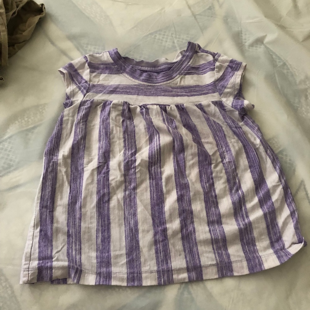 Pink and white Stripe Shirt